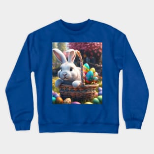 Cute colorful Easter Bunny Crewneck Sweatshirt